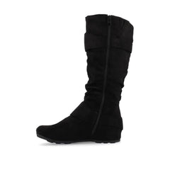 Black Faux Suede