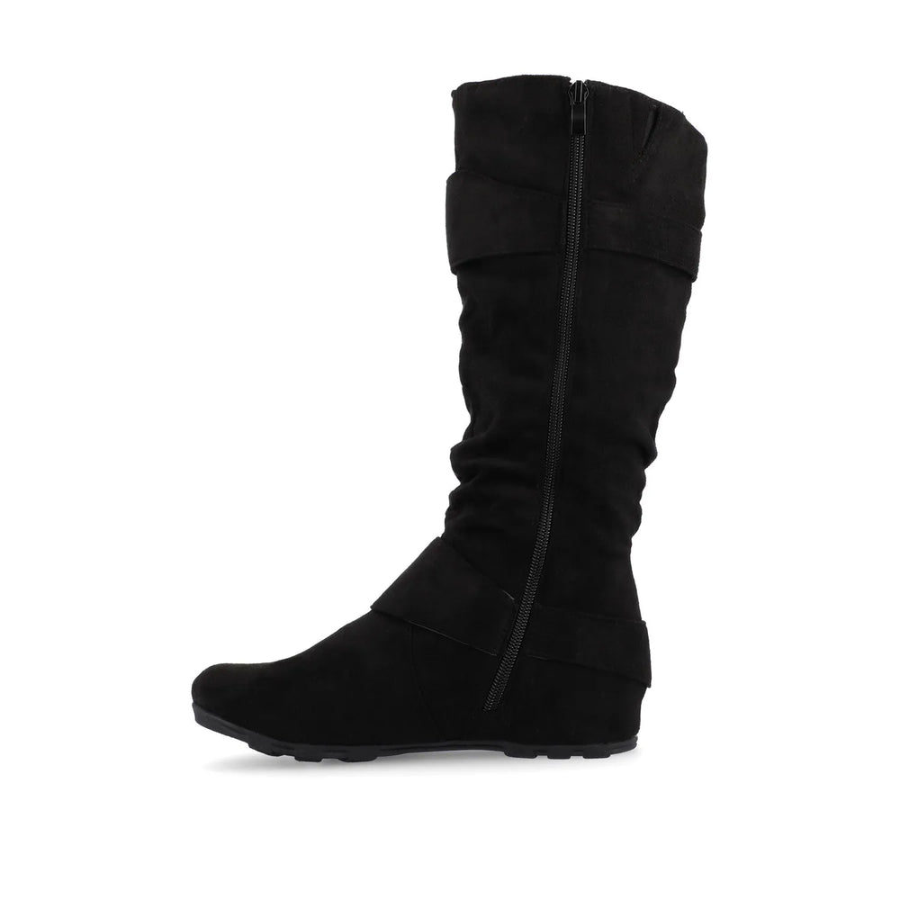Black Faux Suede