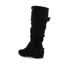 Black Faux Suede