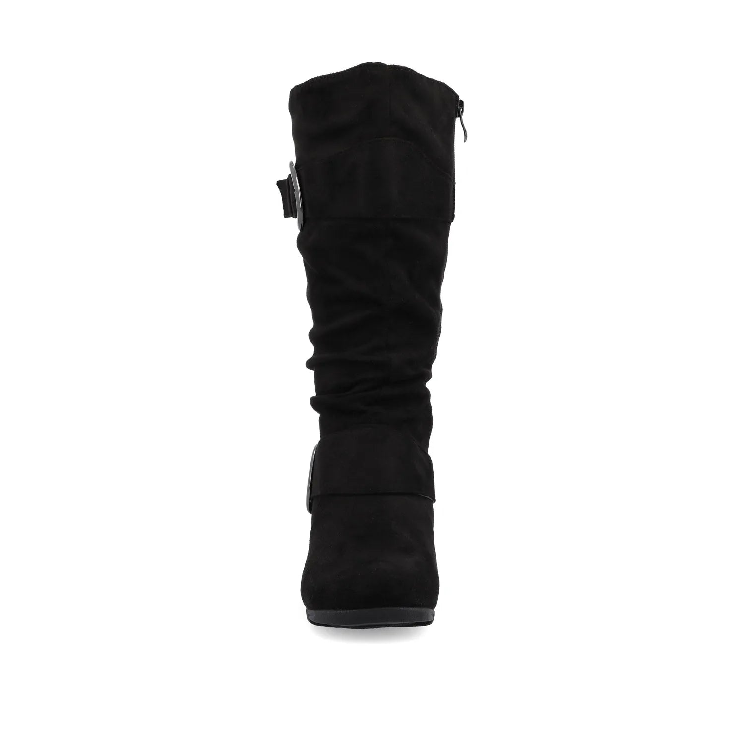 Black Faux Suede