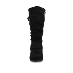 Black Faux Suede