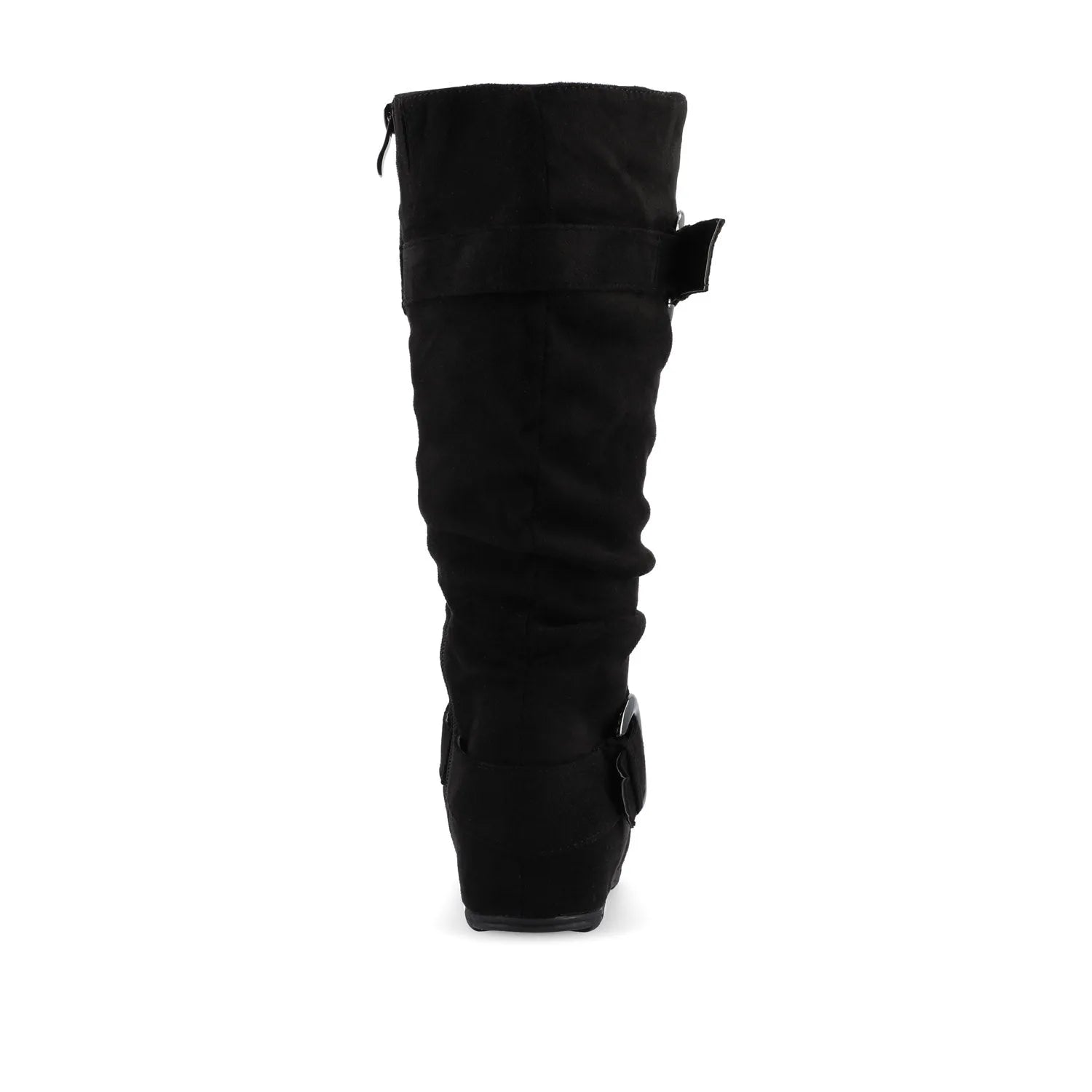 Black Faux Suede