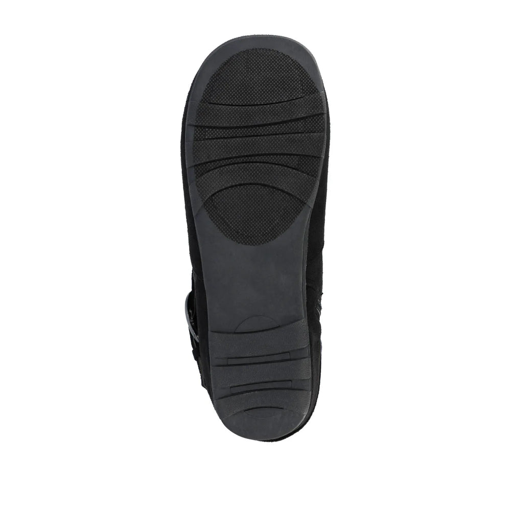 Black Faux Suede