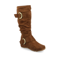 Camel Faux Suede