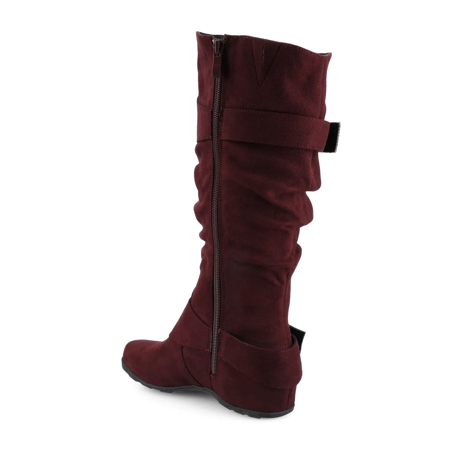 Oxblood Faux Suede