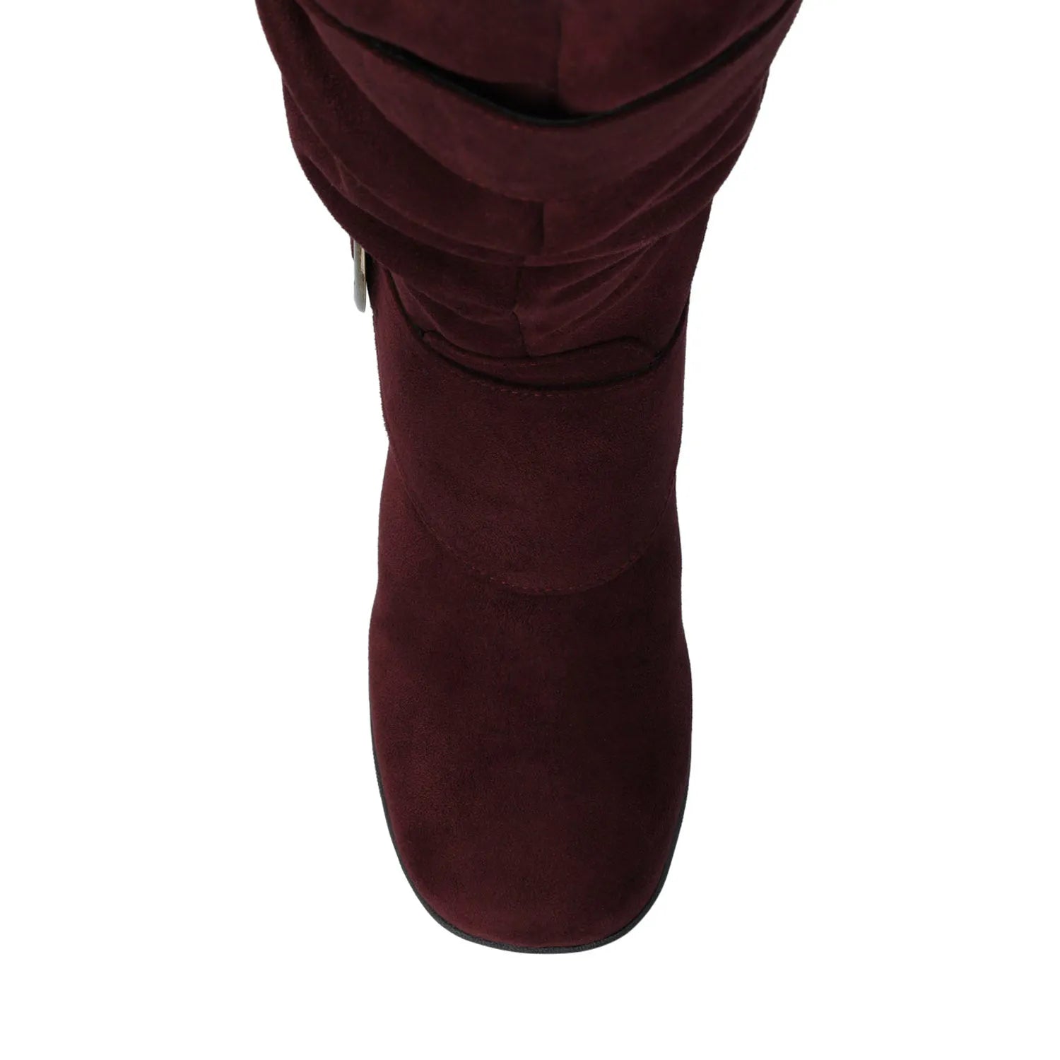 Oxblood Faux Suede