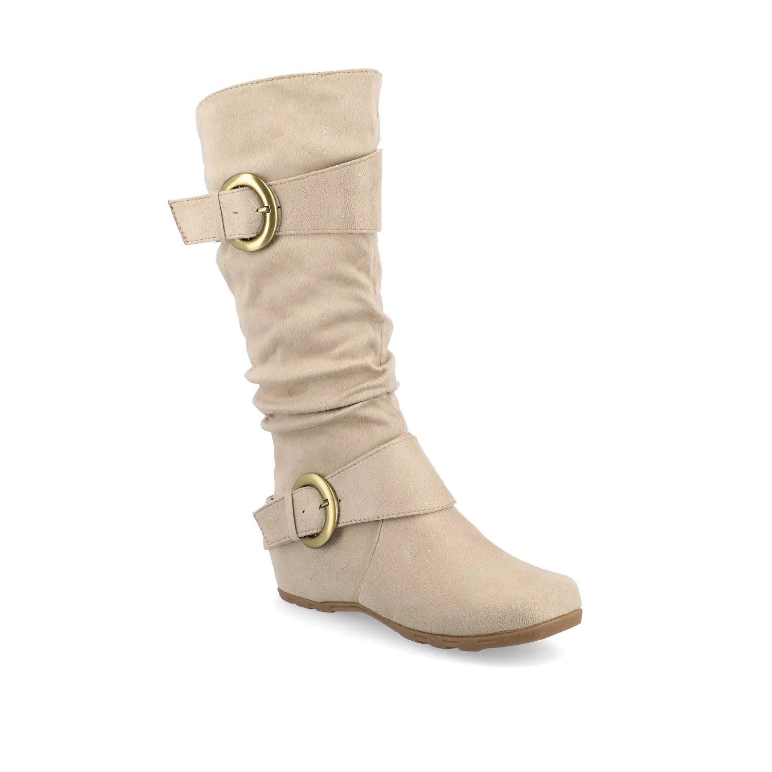Stone Faux Suede