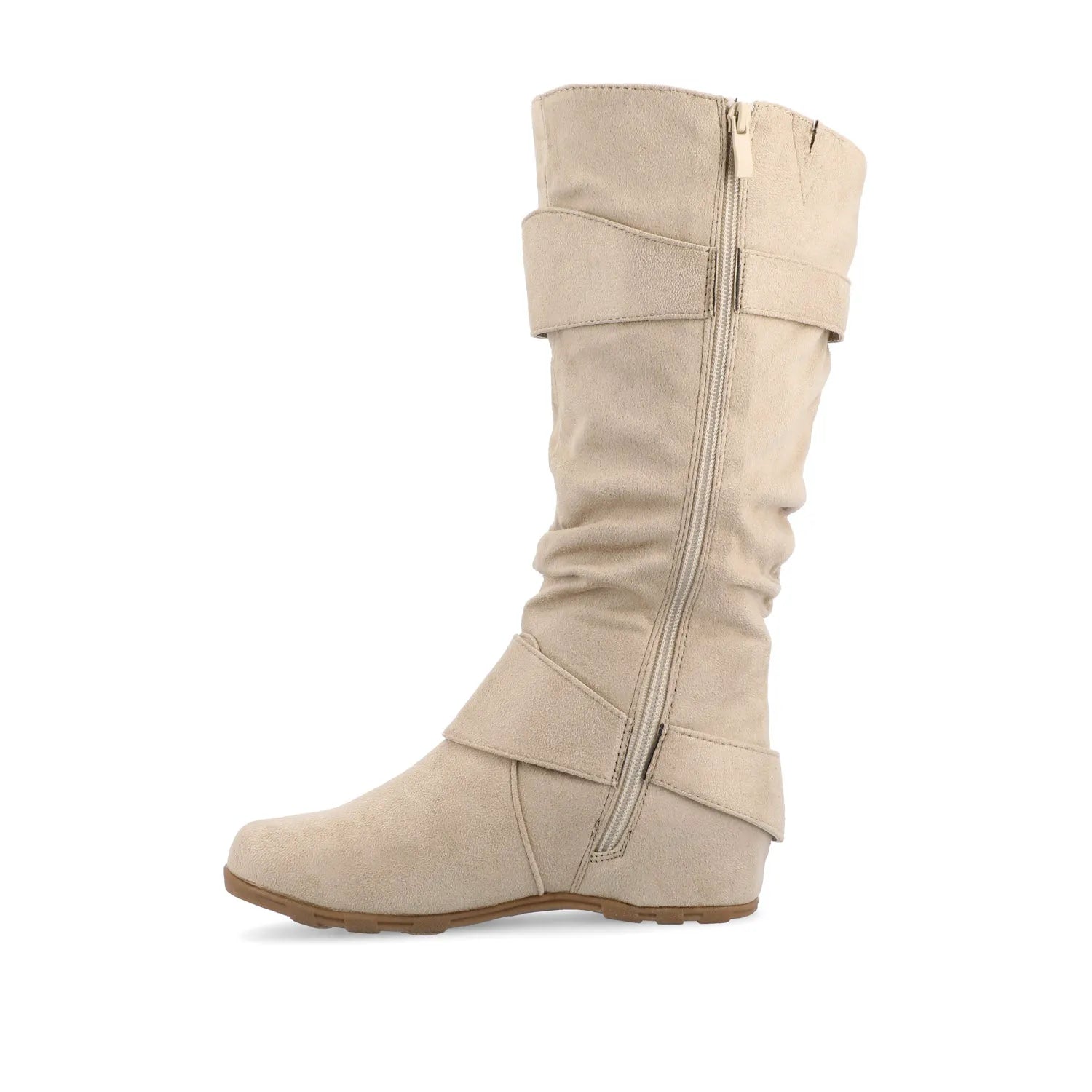 Stone Faux Suede
