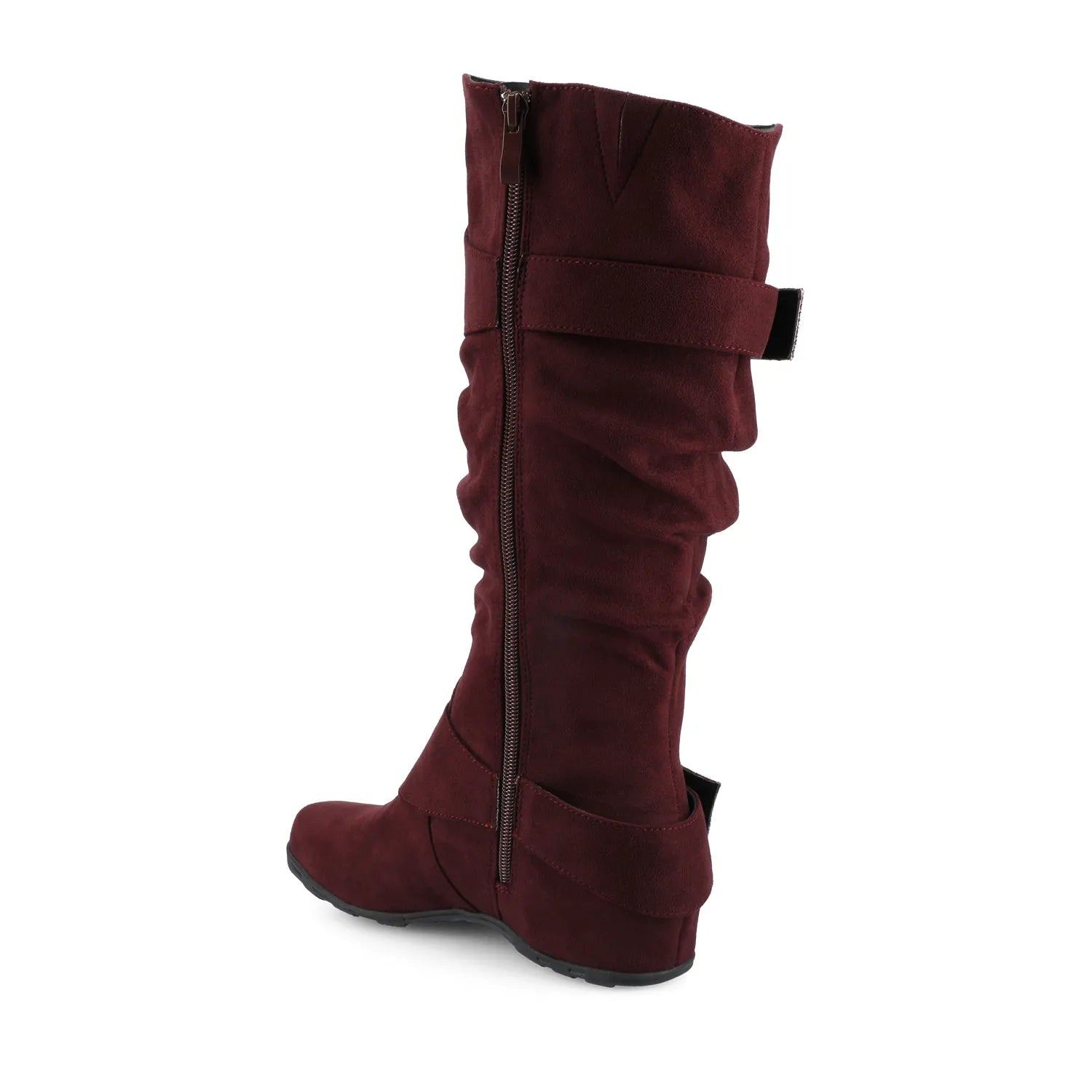 Oxblood Faux Suede