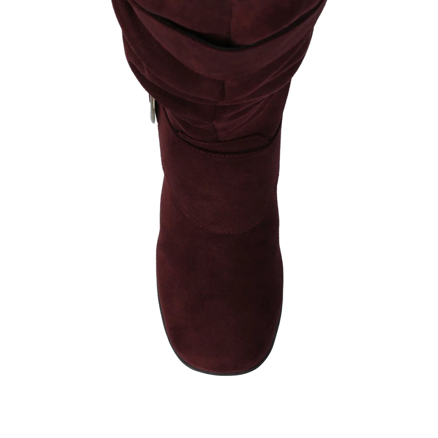 Oxblood Faux Suede