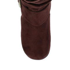Brown Faux Suede