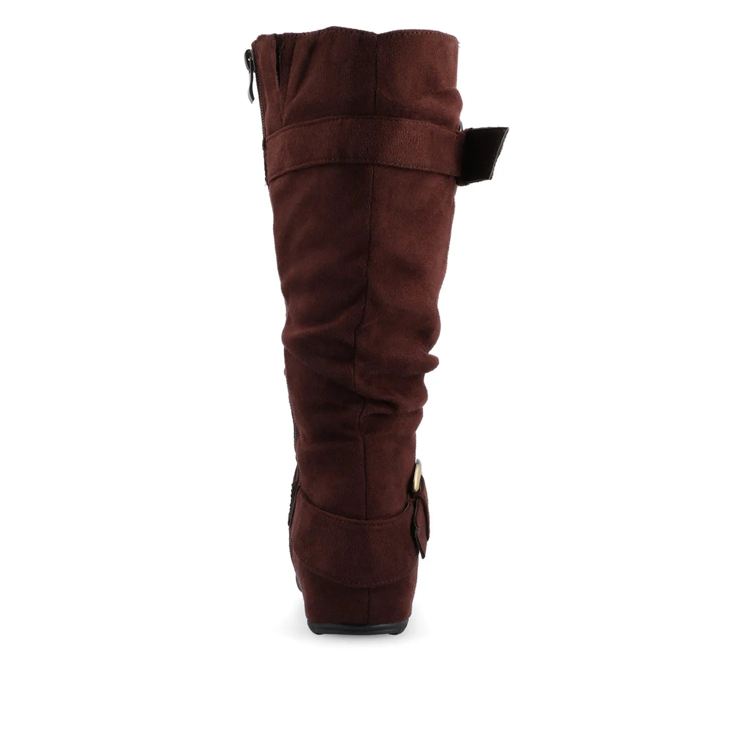 Brown Faux Suede