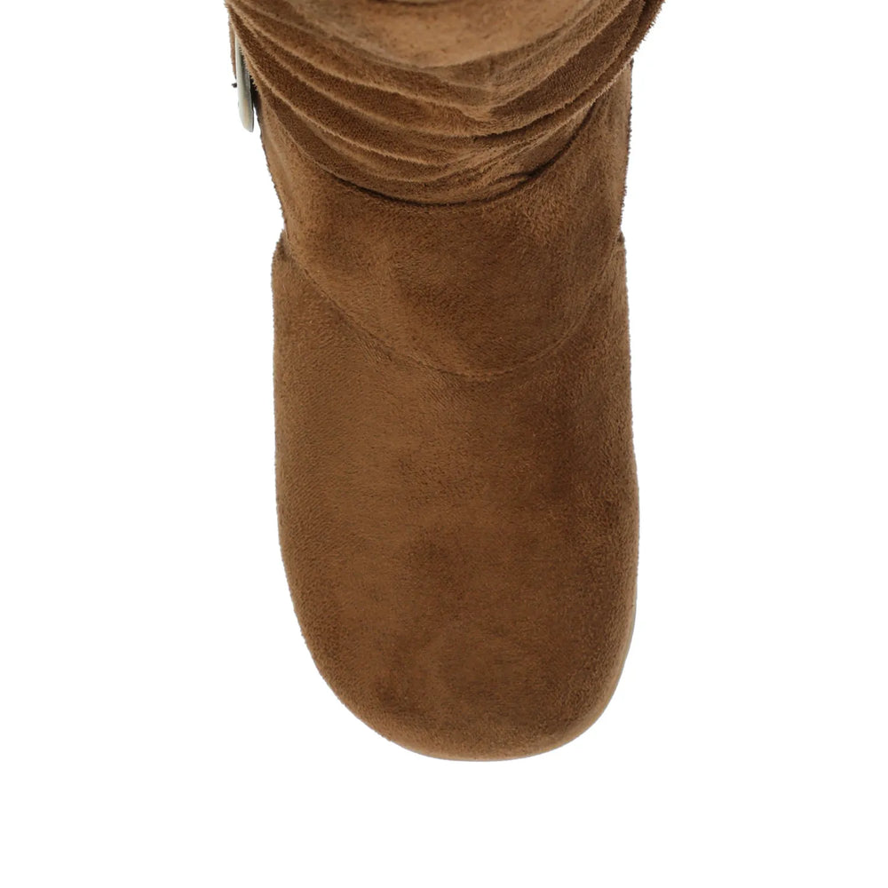 Camel Faux Suede