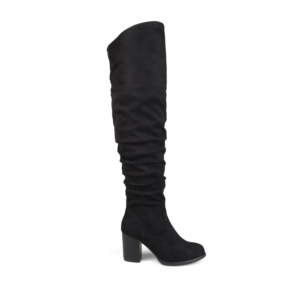 Black Faux Suede