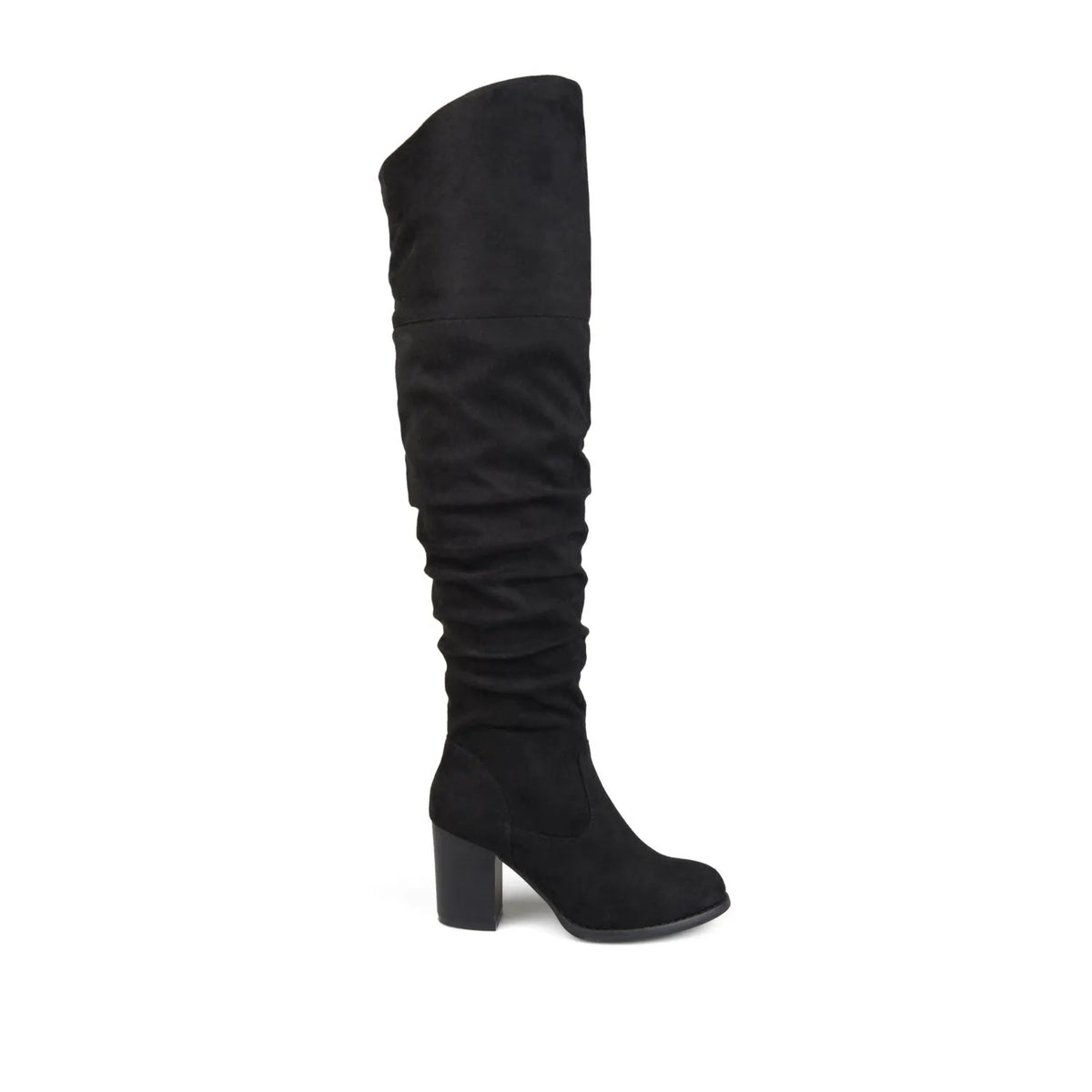 Black Faux Suede
