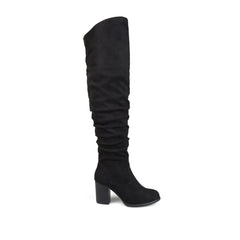 Black Faux Suede
