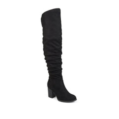 Black Faux Suede