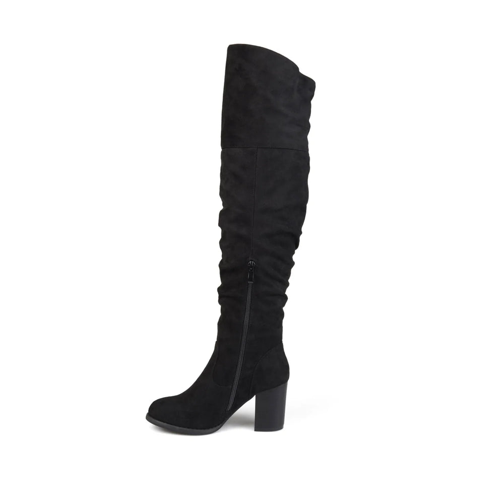 Black Faux Suede
