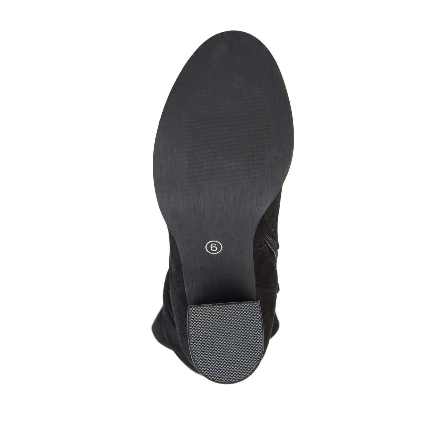 Black Faux Suede