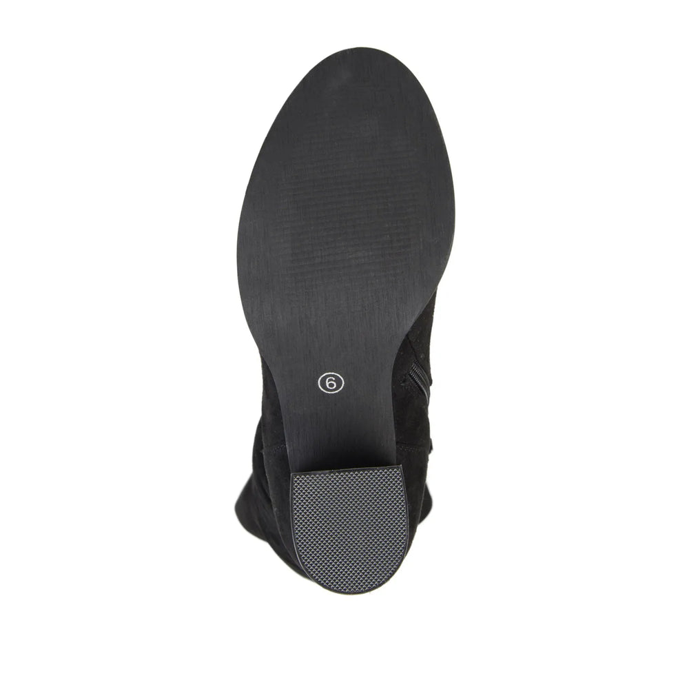 Black Faux Suede
