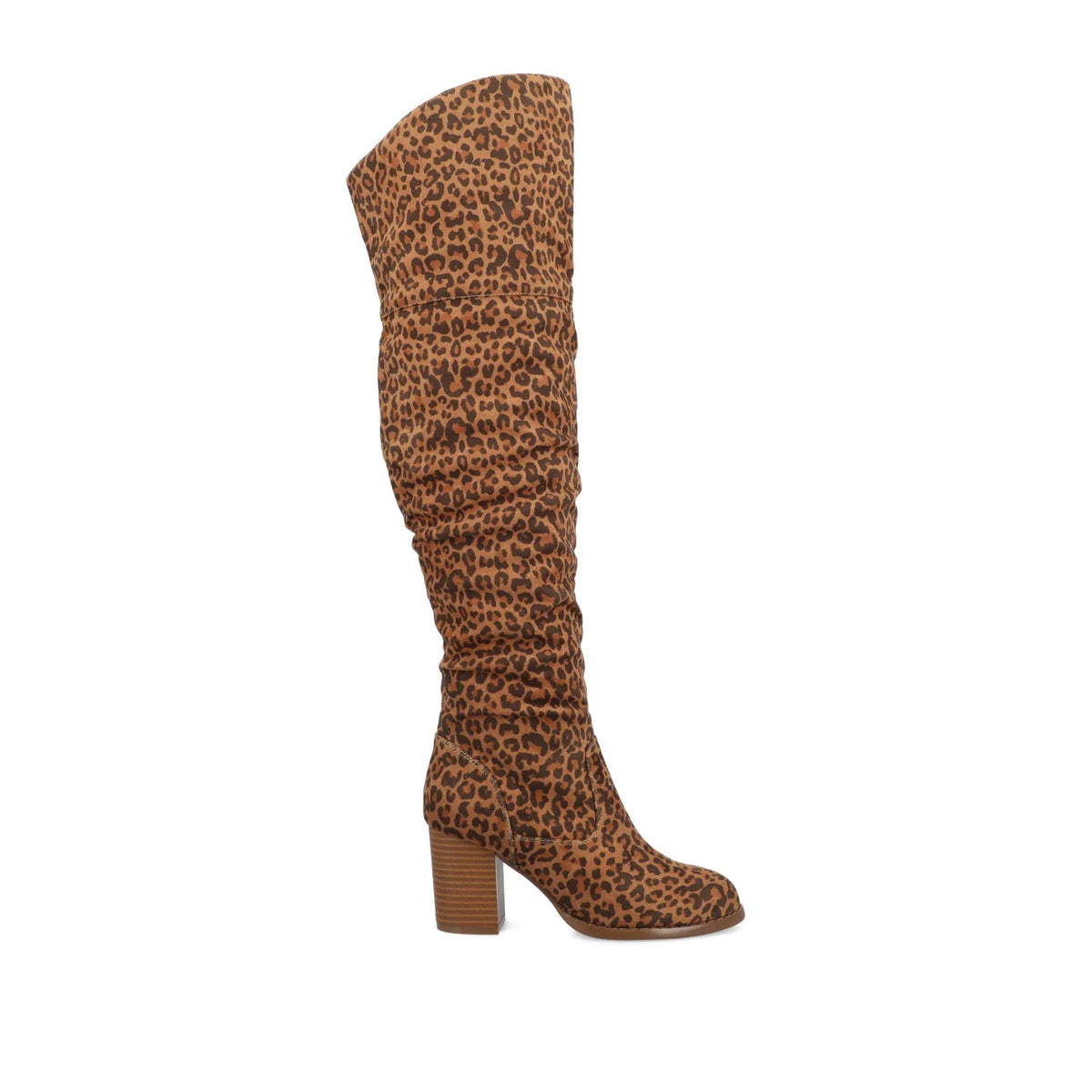 Kaison Wide Width Boots in Leopard Faux Suede