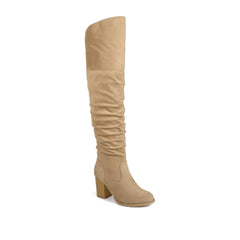 Stone Faux Suede