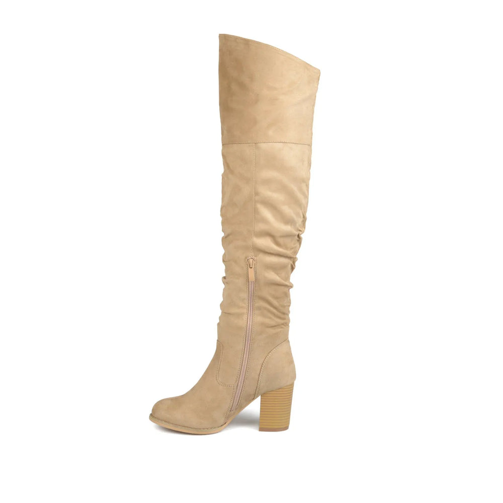 Stone Faux Suede