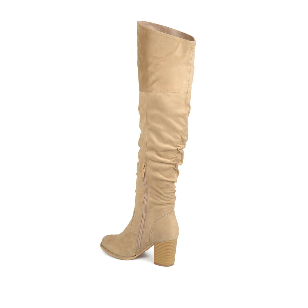 Stone Faux Suede