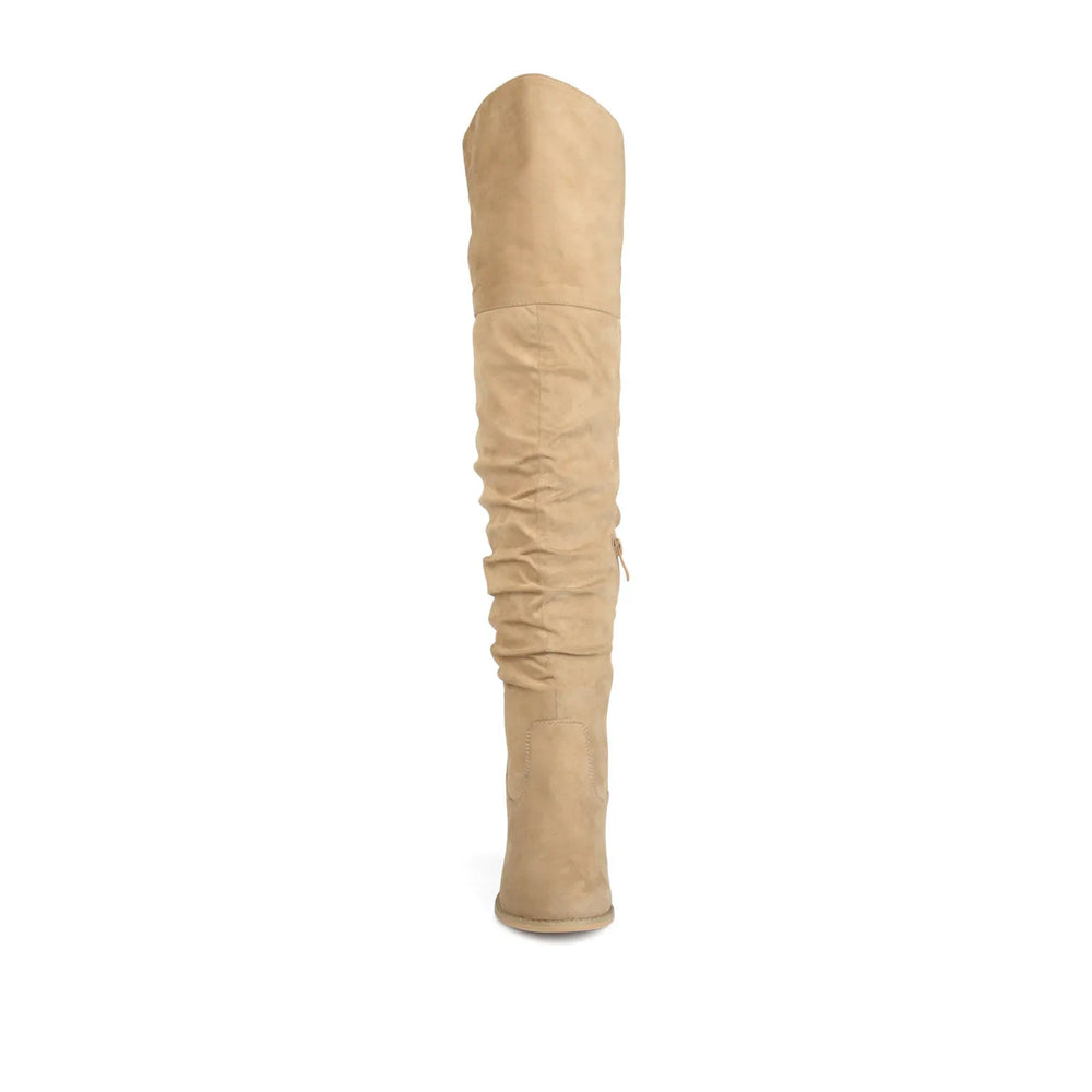 Stone Faux Suede