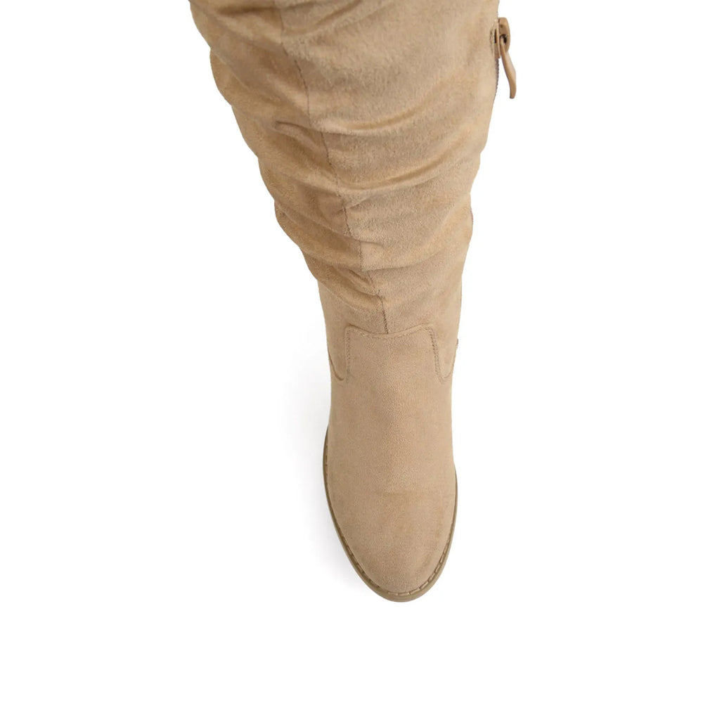 Stone Faux Suede