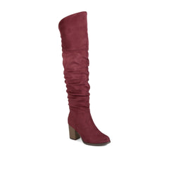 Wine Faux Suede