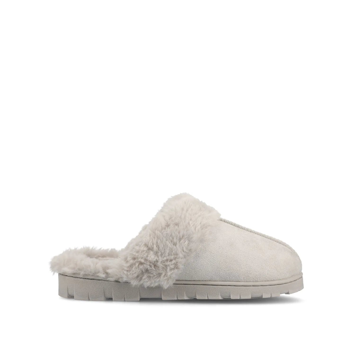 Grey Faux Suede