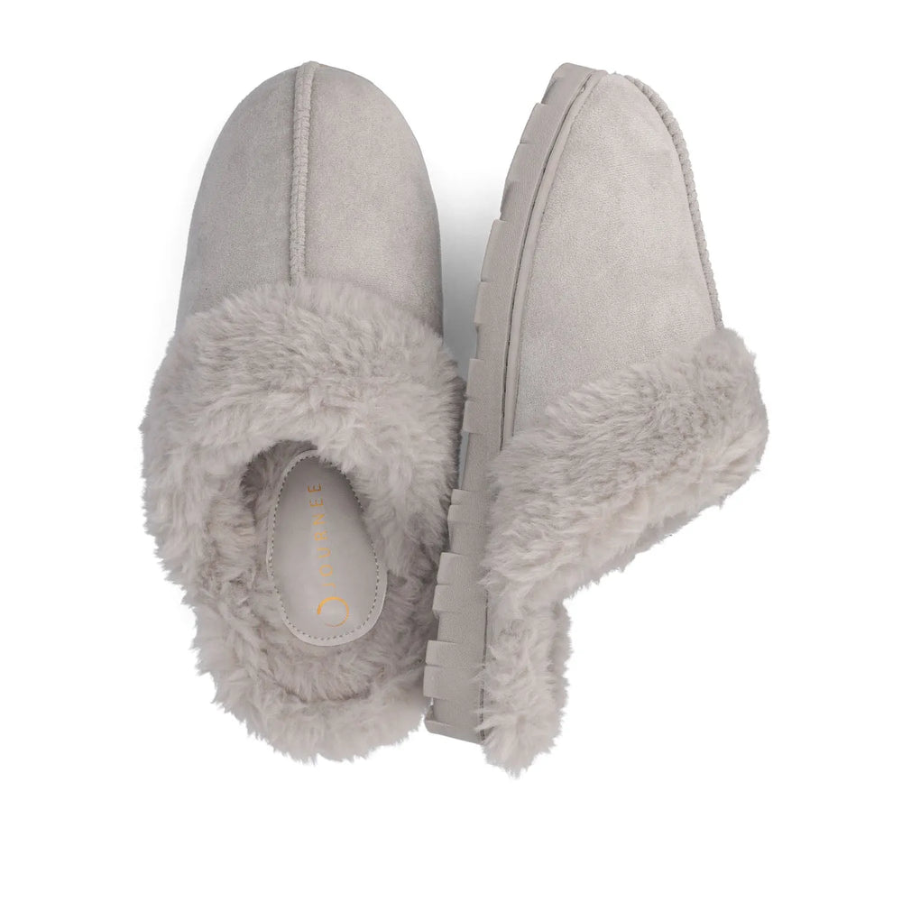 Grey Faux Suede