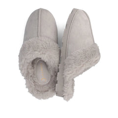 Grey Faux Suede