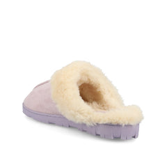 KALLI Slippers in Faux Suede - Lilac
