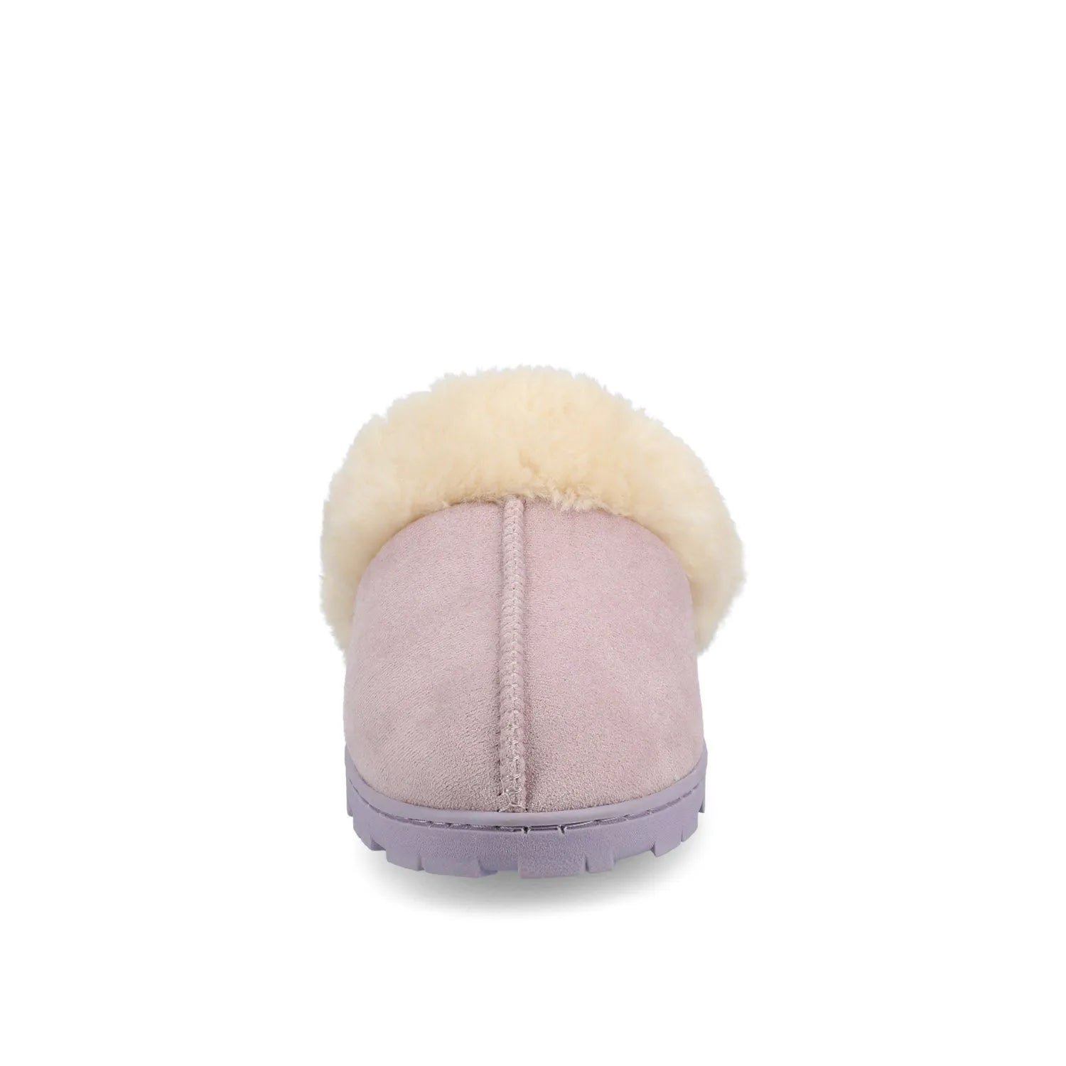 KALLI Slippers in Faux Suede - Lilac