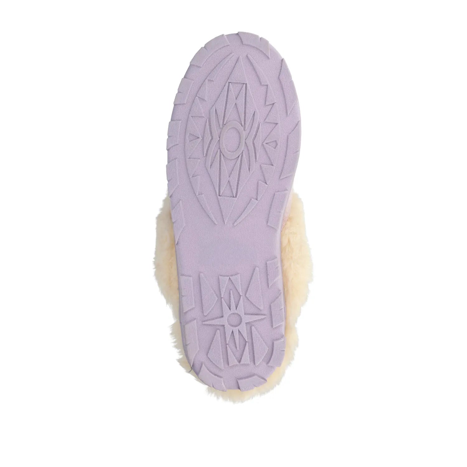 KALLI Slippers in Faux Suede - Lilac