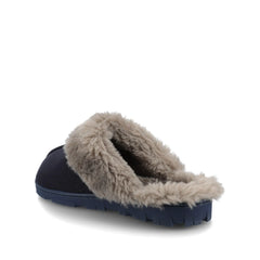 Navy Faux Suede