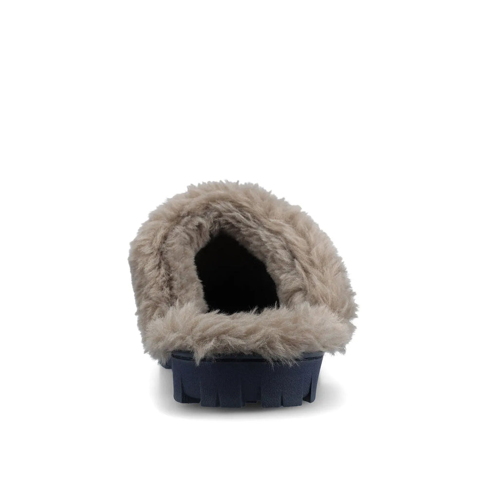 Navy Faux Suede