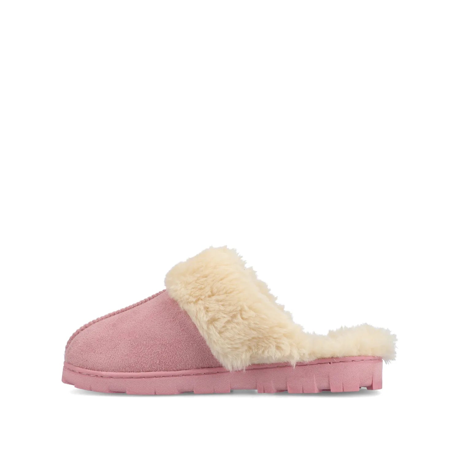Pink Faux Suede