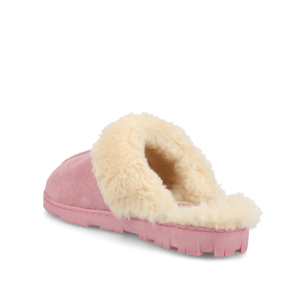 Pink Faux Suede