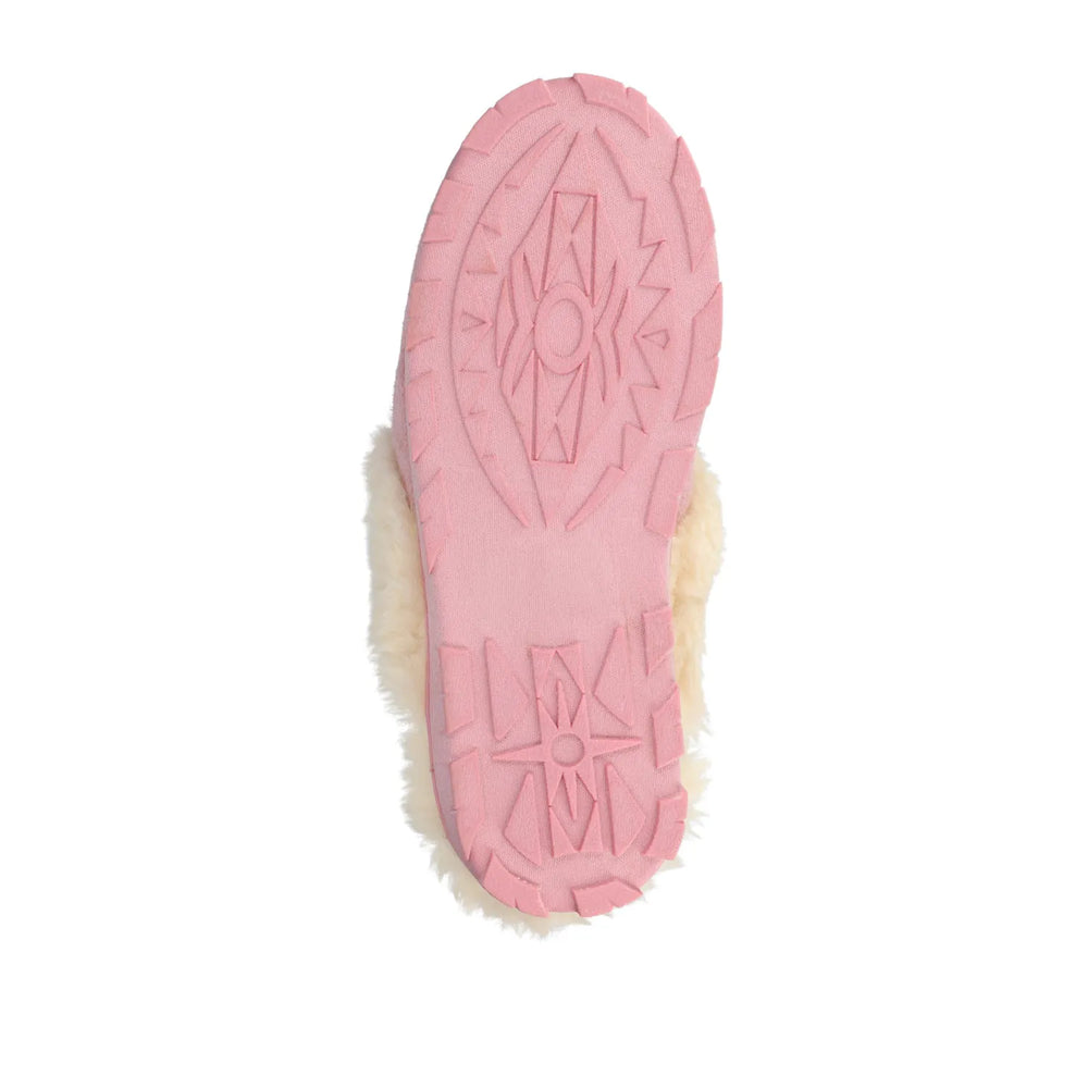 Pink Faux Suede