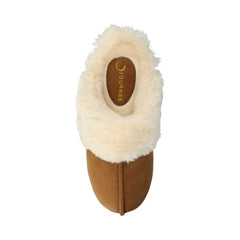 KALLI SLIPPERS IN FAUX SUEDE - Tan