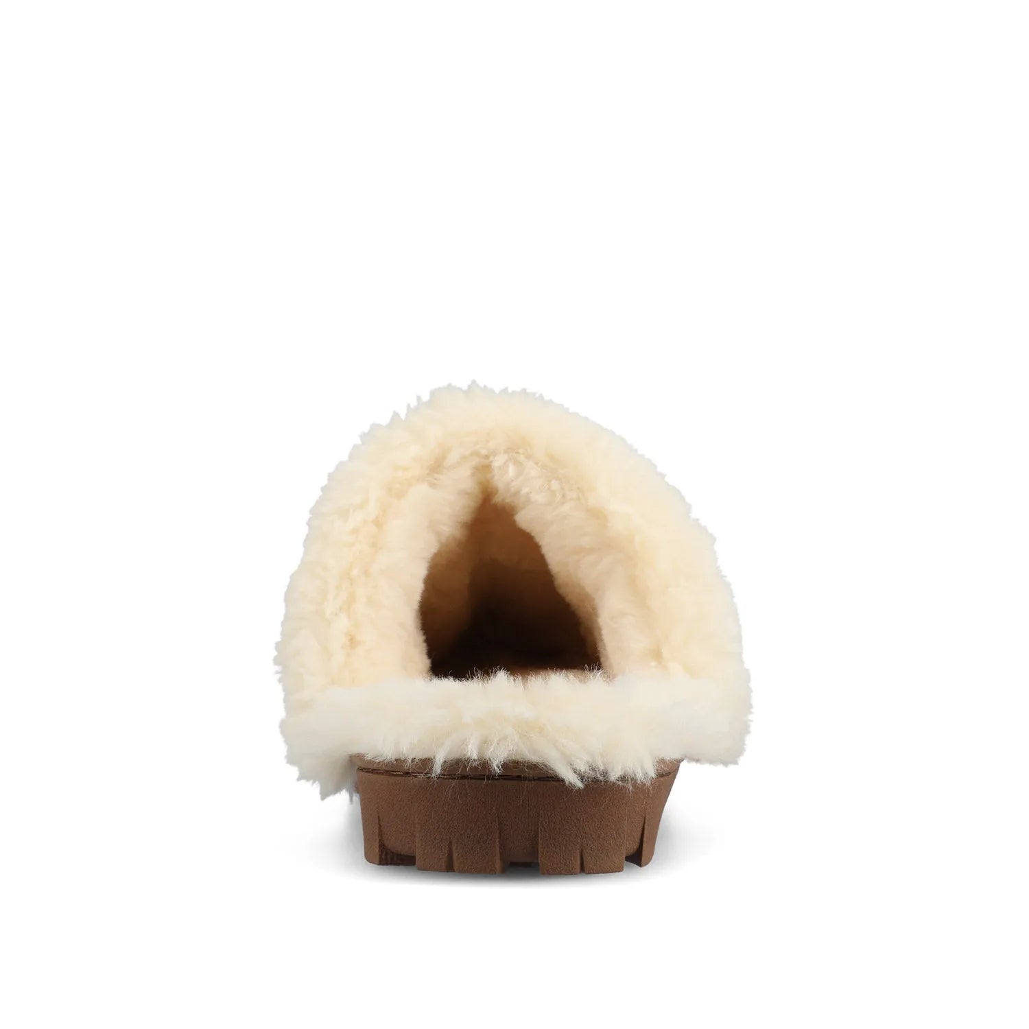 KALLI SLIPPERS IN FAUX SUEDE - Tan