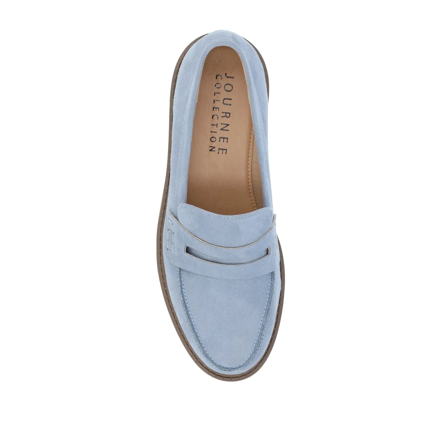 Light Blue Faux Suede