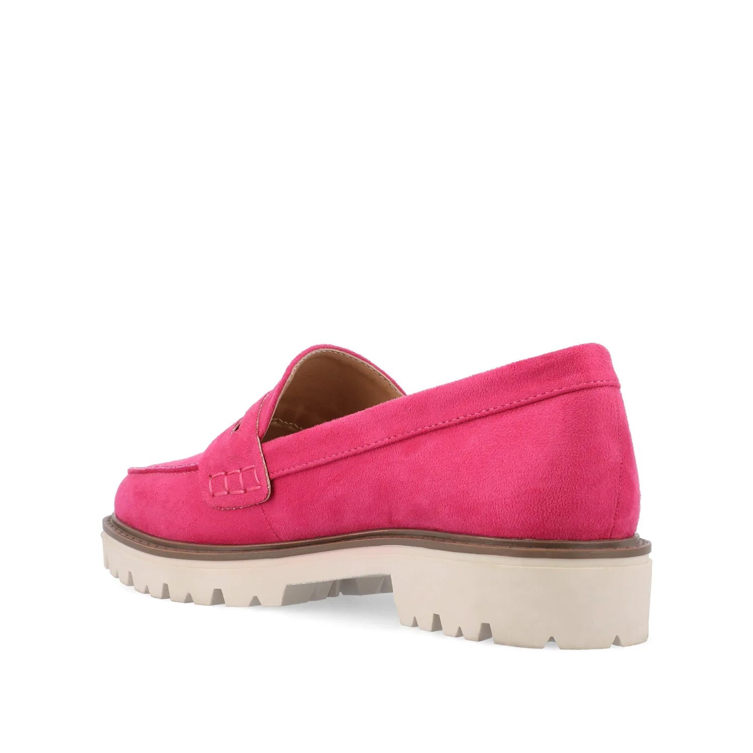 Pink Faux Suede