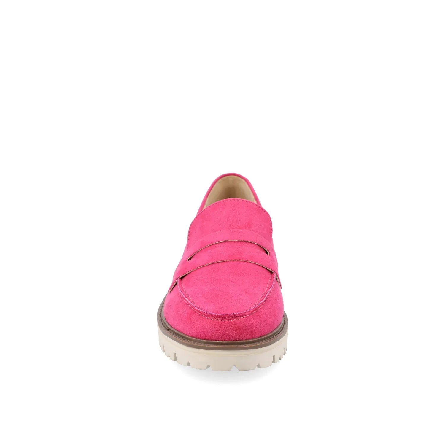 Pink Faux Suede