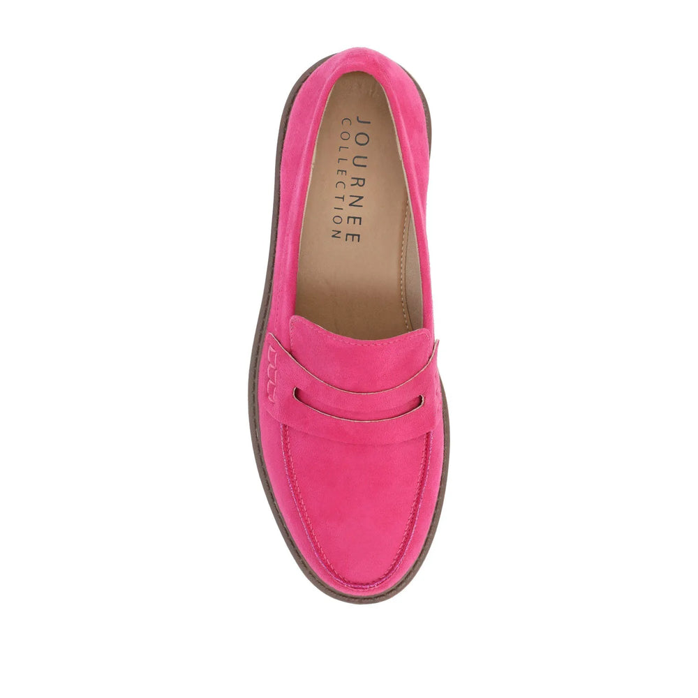 Pink Faux Suede