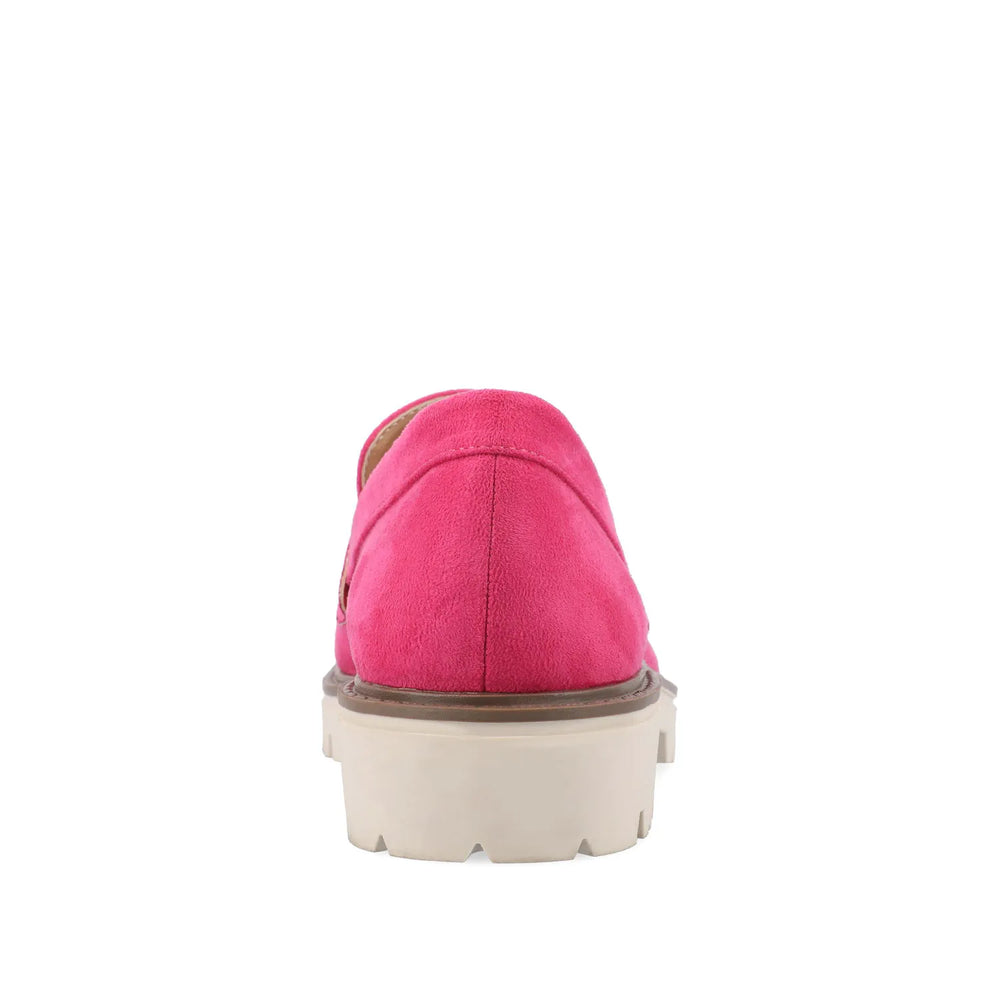 Pink Faux Suede