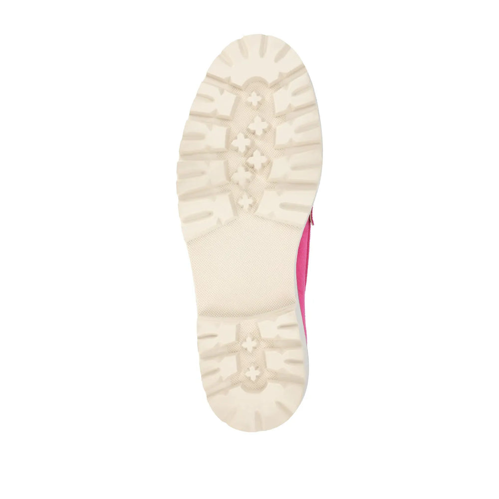 Pink Faux Suede